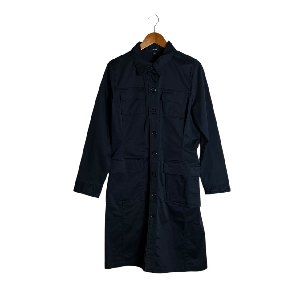 Jacob black lightweight coat. Size large‎